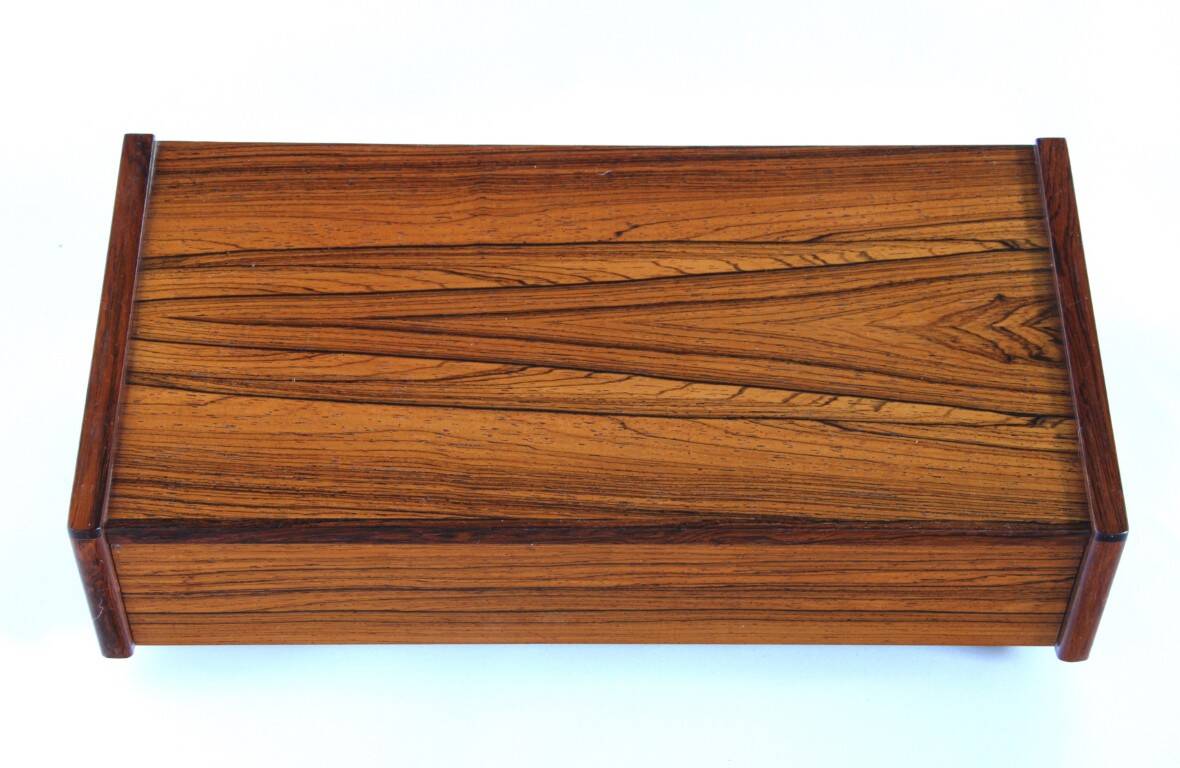 Vintage rosewood floating bedside tables. Set of two. 1960s