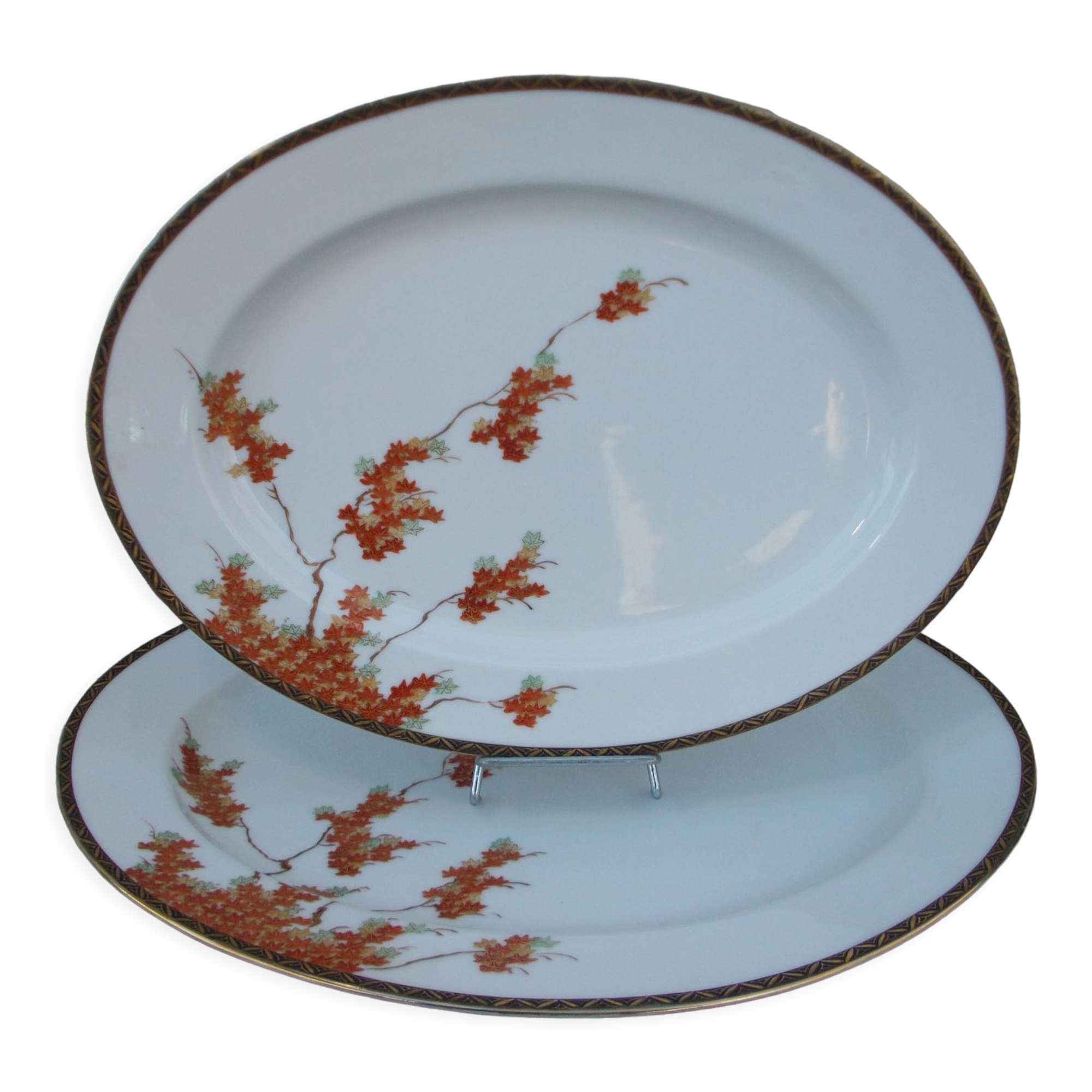 2 serving dishes vintage porcelain Japan