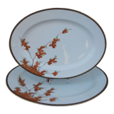 2 serving dishes vintage porcelain Japan