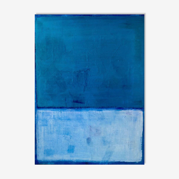 Abstract Blue Painting