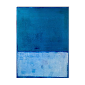 Abstract Blue Painting