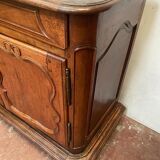 Louis XIV style sideboard in solid walnut
