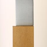 Oak 'gossip chair' bench