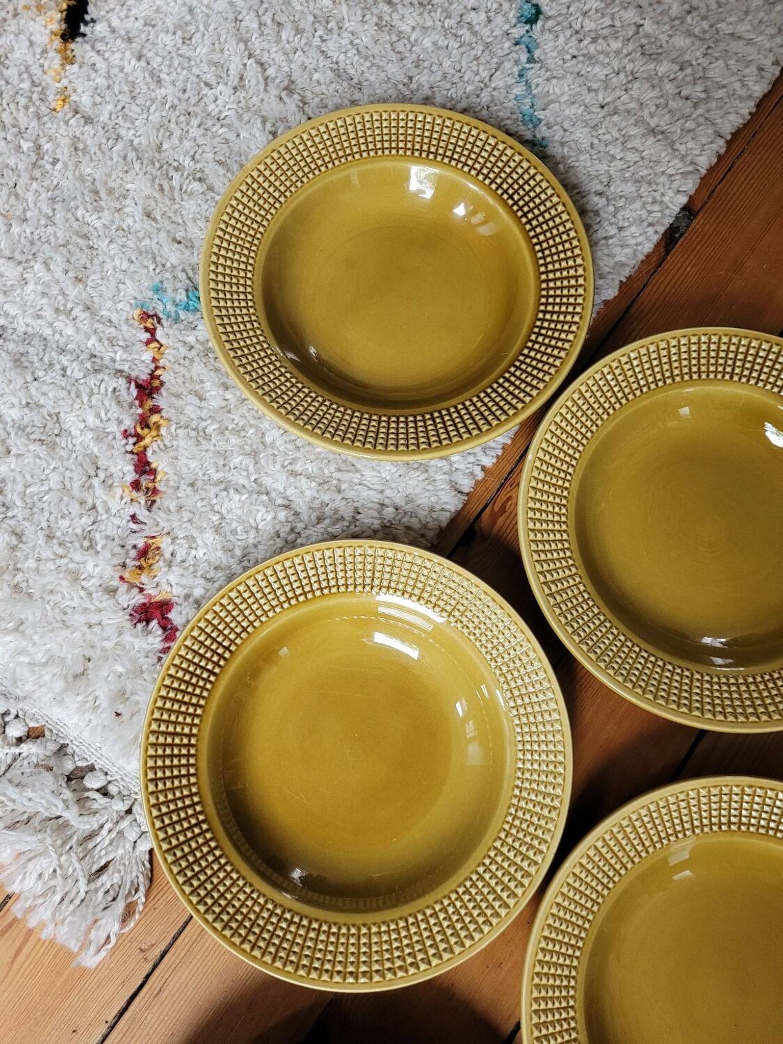 Set of 5 Niderviller soup plates