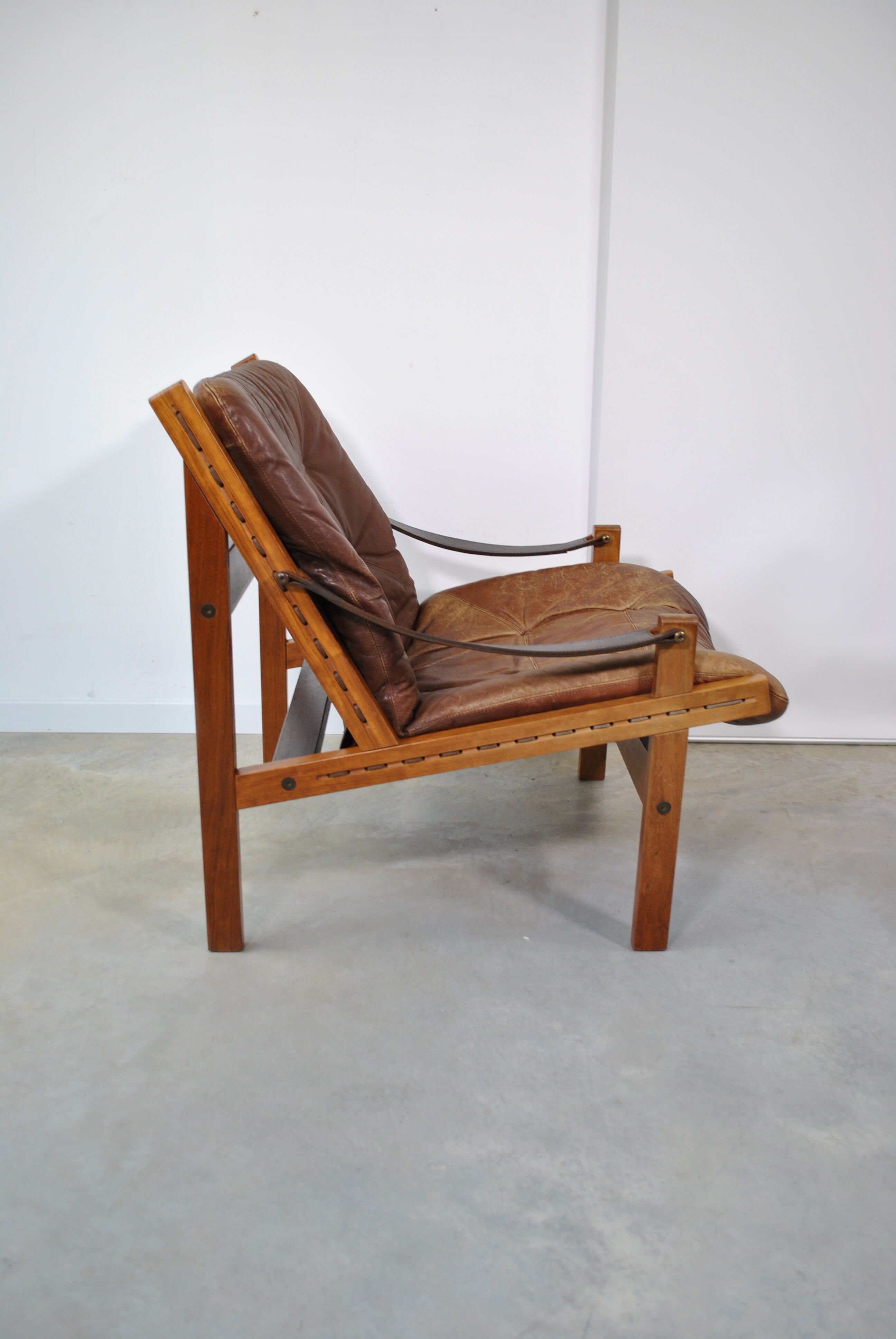 Safari armchair by Torbjörn Afdal for Bruksbo Norwegen 1960.