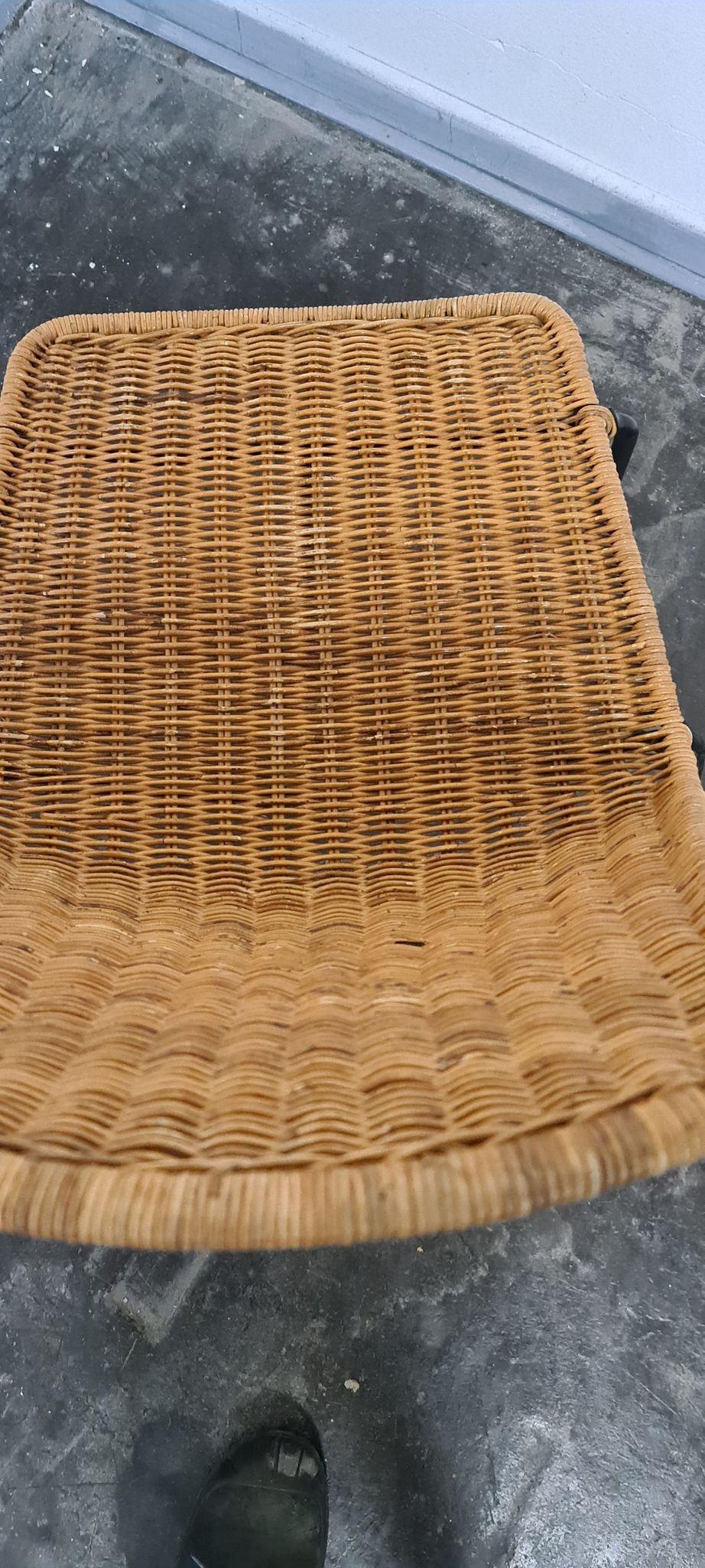 Wicker chair 1950
