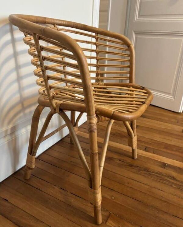 Fauteuil en rotin par Foersom & Hiort-Lorenzen MDD par Cane-line