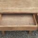 Administrative office 6 drawers 2 shelves old raw wood