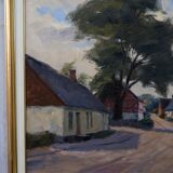 Gustav Berlin, Swedish painting, Oil on Panel, 1967