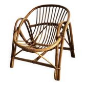 Child's rattan armchair