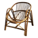 Child's rattan armchair