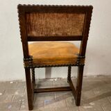 Chaise à dos espagnol d'époque Renaissance XVIe siècle