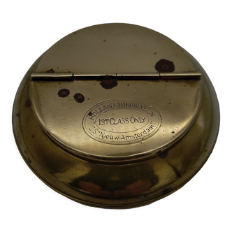 Ashtray. 1 st class only, ss, niew Amsterdam, Holland america, lijn, 1937