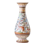 Large hand-painted artisanal vase from Coimbra