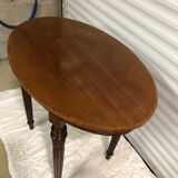 Solid wood oval table 1930