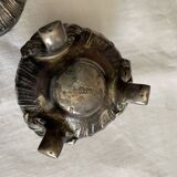 Pair of metal salt shakers