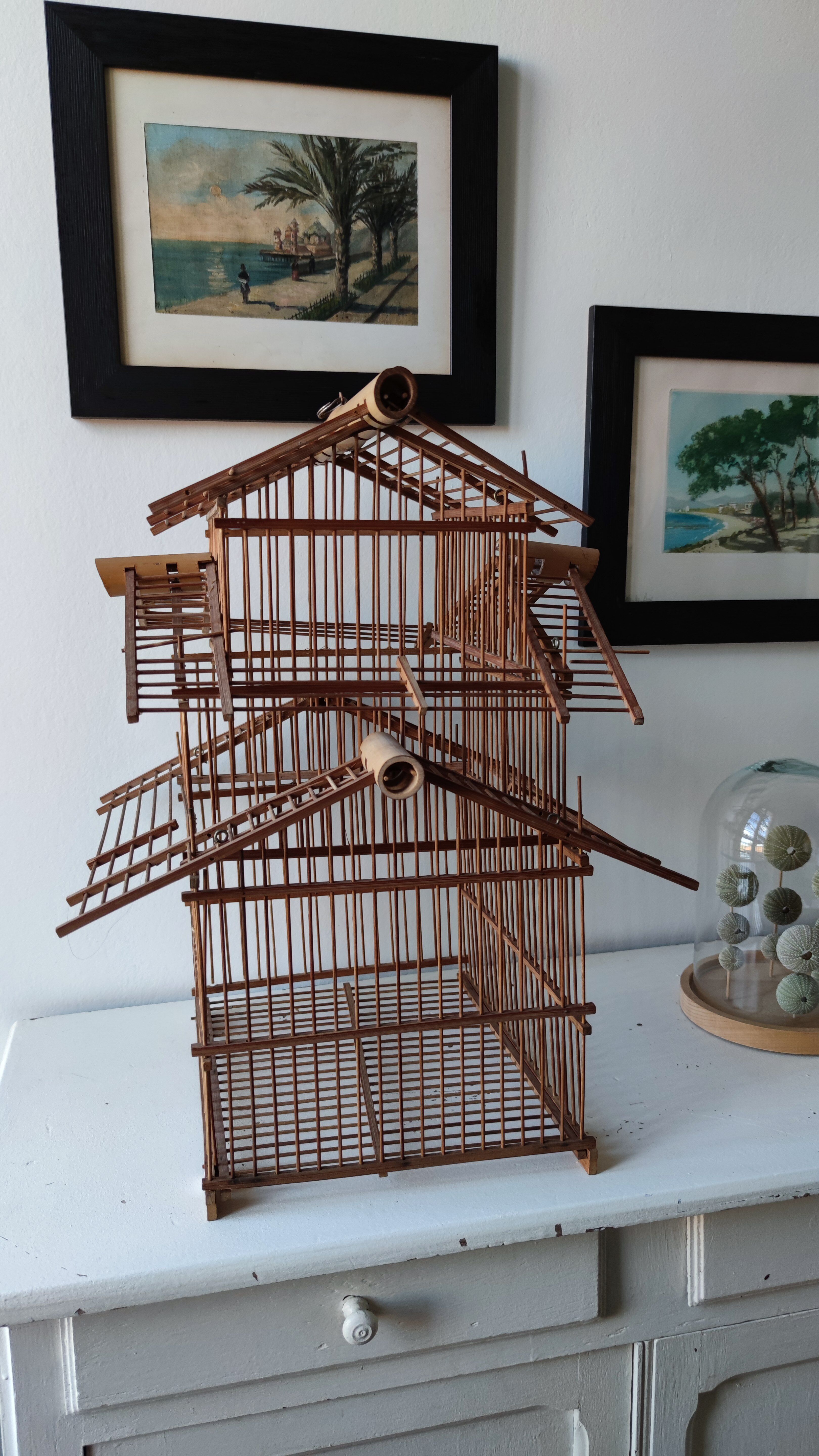 Asian bird cage