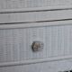 Chiffonnier vintage en osier blanc