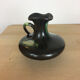 Thulin Belgium pitcher, black ceramic handle