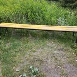 Bench of schoolchildren