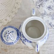 Antique Lunéville earthenware sugar bowl