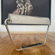 Vintage adjustable modernist wall lamp, chromed metal, France 1960