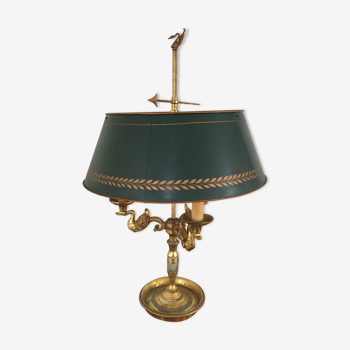 Lampe bouillotte en bronze style empire