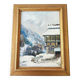 Oil painting - winter landscape