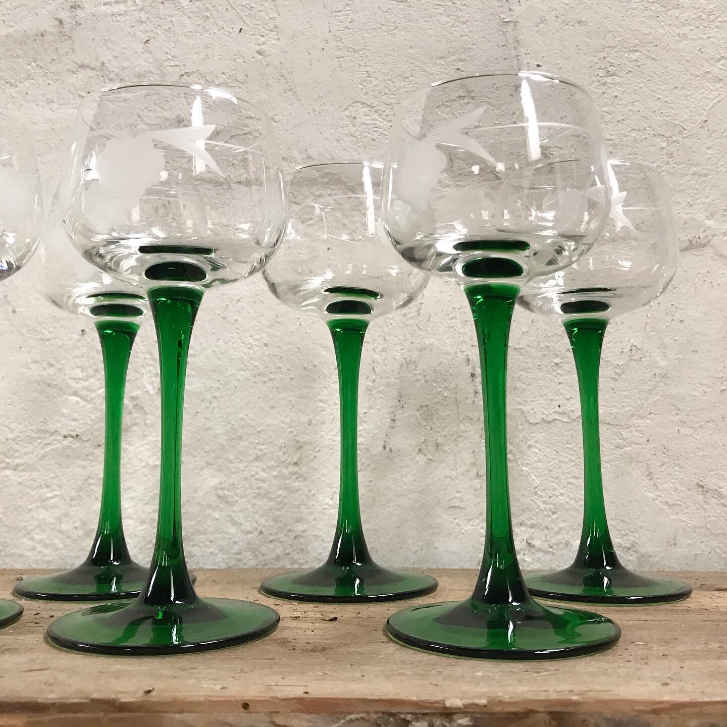 Set of 6 Alsace wine glasses