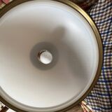 Marine pendant light in gilded brass Jean Paul Ryckaert