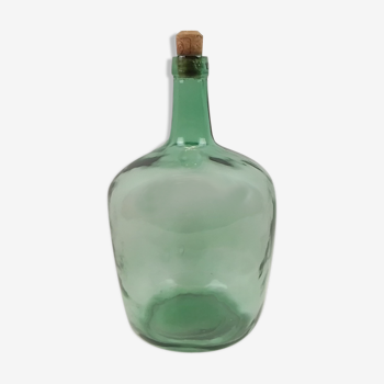 Dame-jeanne en verre vert 5 litres