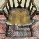 1950s English ash armchair