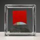 Vintage glass pocket vases, design by Eugenio Carmi, Italy 1999