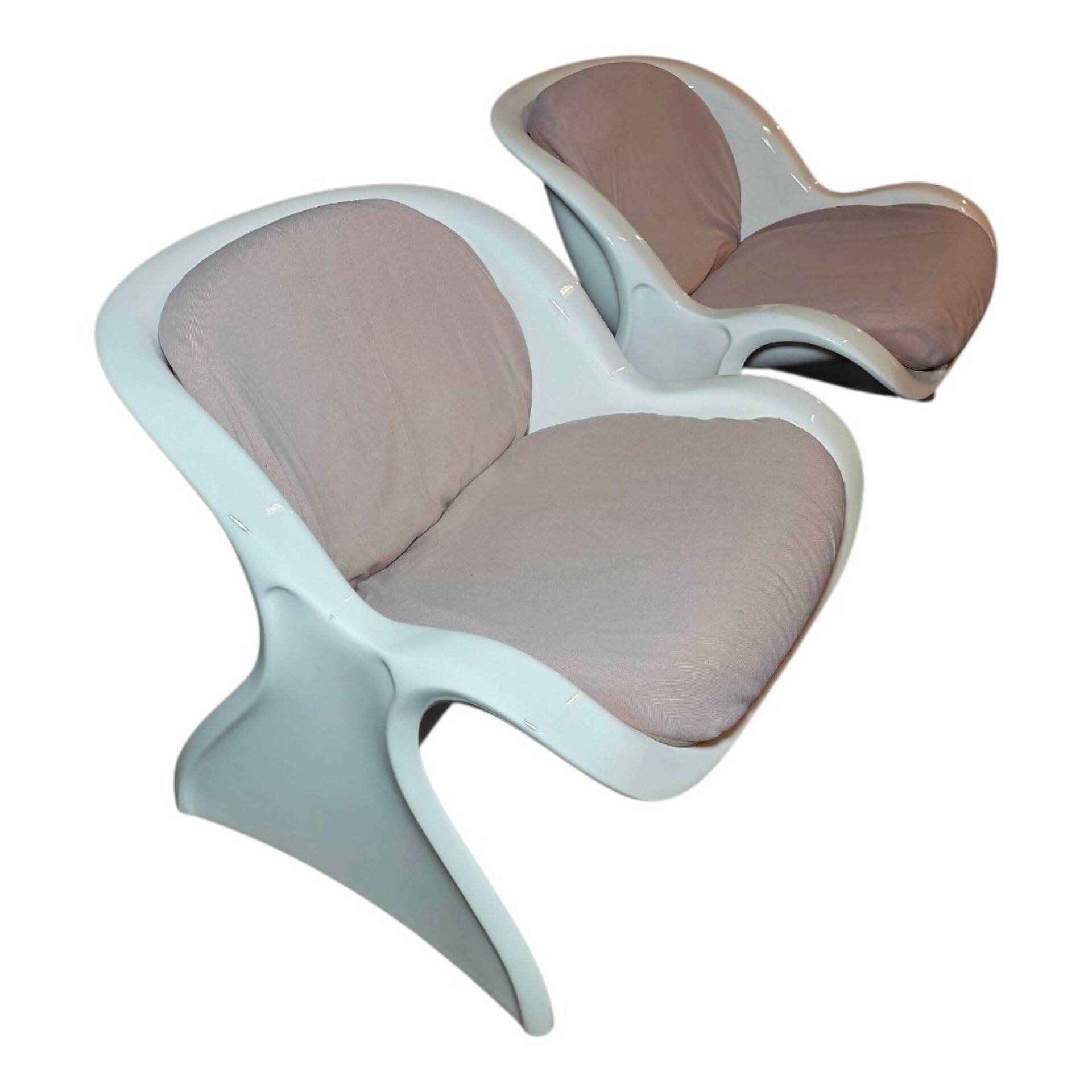 Rare Paire de Fauteuils GN2 par Peter Ghyczy - Circa 1970