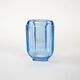 Blue glass vase, Danish design, 1960s, made in Denmark