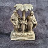 Religious statuette The Holy Family ND of LOURDES early 20th century - In regula