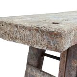 Wooden workbench xxl industrial character welder weathered 251cm