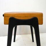 Side table with sewing compartment
