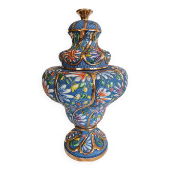 Vase/pot avec couvercle h. bequet