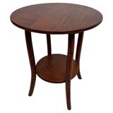 Curved wooden coffee table by Thonet