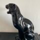 Sculpture de panthère assise vintage