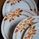 Suite of 21 stencilled plates