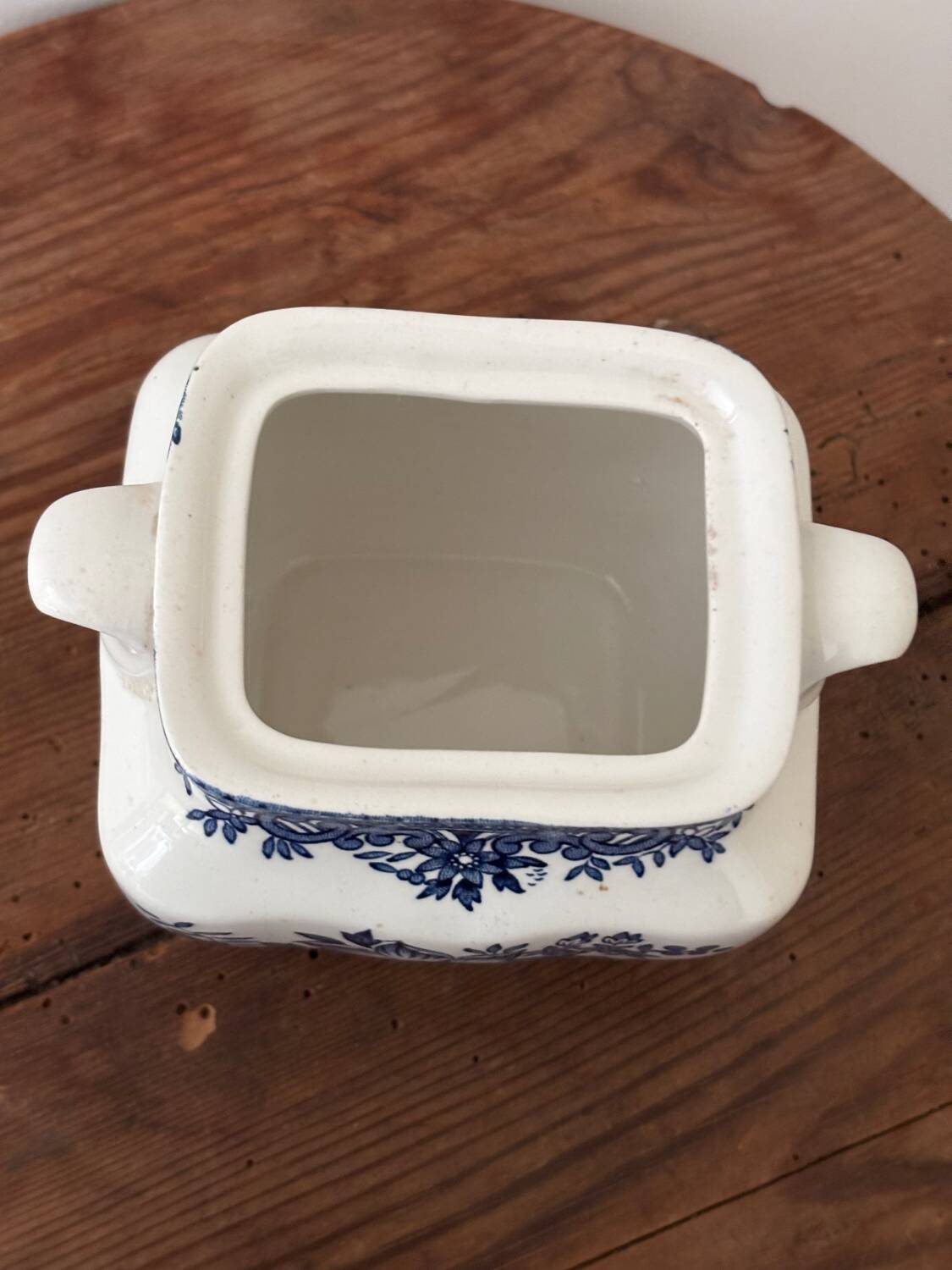 Sugar bowl in English porcelain Enoch Wedgwood Asiatic Pheasants
