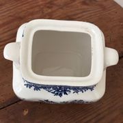 Sugar bowl in English porcelain Enoch Wedgwood Asiatic Pheasants