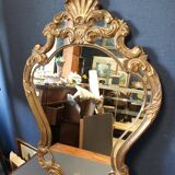 Console with mirror