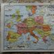 Old school map Vidal Lablache 312 Political and geographical Europe