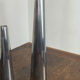 Polished aluminium candle holders, Ehlen Johansson