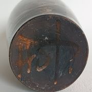 Une bouteille et six gobelets en céramique Gérard Hofmann Vallauris 1950