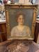 Oil portrait of the Countess of LONGUEVAL signed