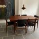 6 vintage mismatched Scandinavian teak chairs